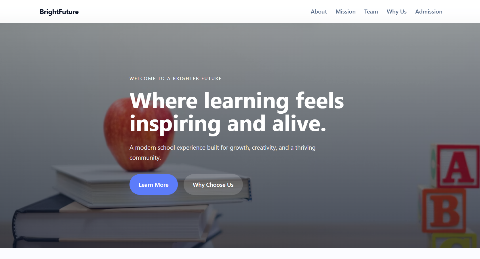 School landing preview